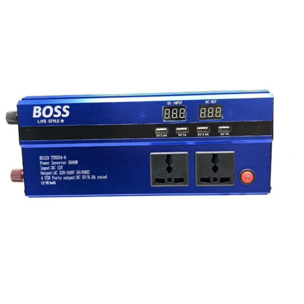 مبدل برق خودرو باس مدل BS123 TYN254-8 ظرفیت 3500 وات - Image 1