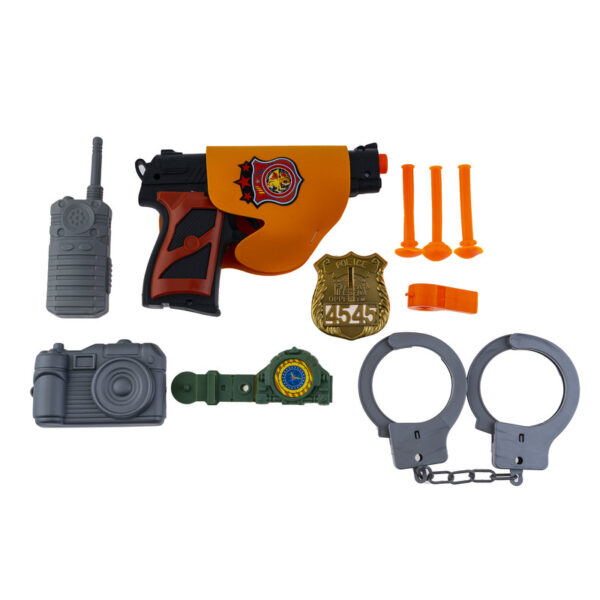 اسباب بازی مدل ست تجهیزات پلیس کد POLICE-081 مجموعه 10عددی - Image 1