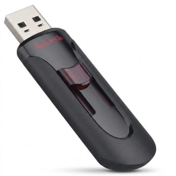 فلش مموری سن دیسک مدل CZ600 ظرفیت 128 گیگابایت رابط USB 3.0 Type-A کشویی، سرعت انتقال 150 مگابایت بر ثانیه، سازگار با گوشی، تبلت، کامپیوتر، لپ‌تاپ و تلویزیون - Image 1