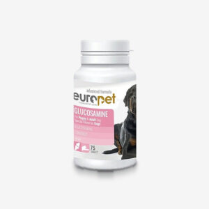 قرص تقویت مفاصل سگ یوروپت مدل glucosamine بسته 75 عددی