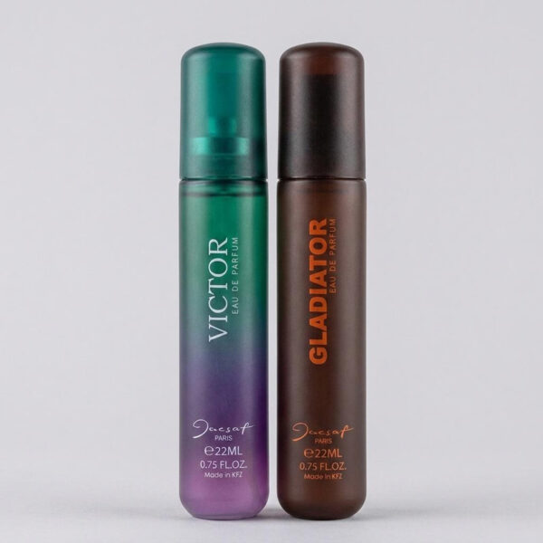 عطر جیبی مردانه ژک ساف مدل Victor حجم 22 میلی لیتر به همراه عطر جیبی مدل Gladiator حجم 22 میلی لیتر - Image 1