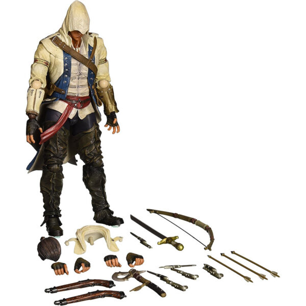 اکشن فیگور پلی آرت مدل اساسین سری Connor Kenway مجموعه 19 عددی - Image 1