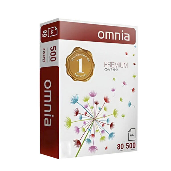 کاغذ A4 اومنیا مدل Premium بسته 500 عددی - Image 1