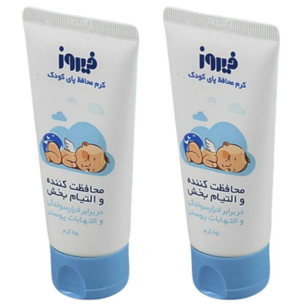 کرم محافظ پای کودک فیروز مدل A12 حجم 65 میلی لیتر بسته 2 عددی - Image 1