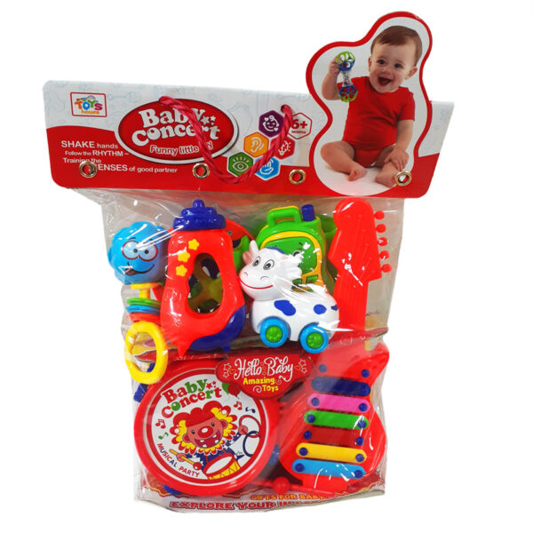 جغجغه مدل BABY CONCERT کد 320 مجموعه 8 عددی - Image 1