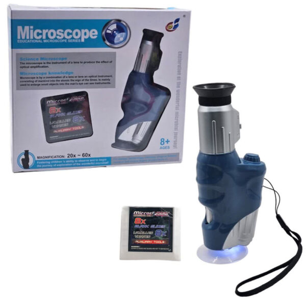 بازی آموزشی ناب سل مدل میکروسکوپ با قابلیت زوم بین 20 تا 60 برابر کد MICROSCOPE MAGNIFICATION 20X~60X - Image 1