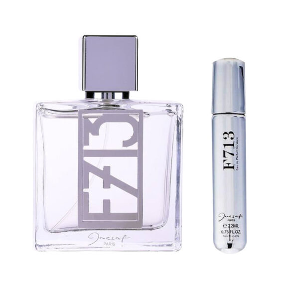 ادو پرفیوم مردانه ژک ساف مدل F713 حجم 100 میلی لیتر به همراه عطر جیبی مردانه ژک ساف مدل F713 حجم 22 میلی لیتر - Image 1