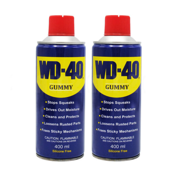 اسپری روان کننده گامی مدل WD-40 حجم 400 میلی لیتر بسته دو عددی - Image 1