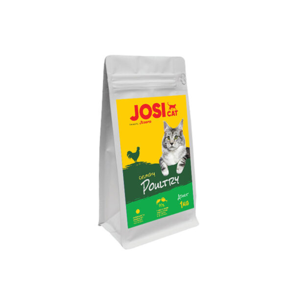 غذای خشک گربه جوسرا مدل Josi Cat Crunchy با طعم مرغ وزن 1 کیلوگرم - Image 1