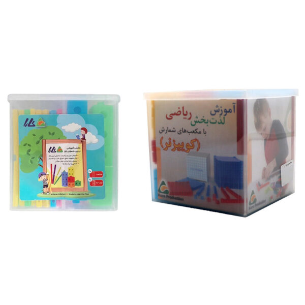 بازی آموزشی اعداد کارا مدل کوییزنر به همراه باکس چینه و چوب خط - Image 1