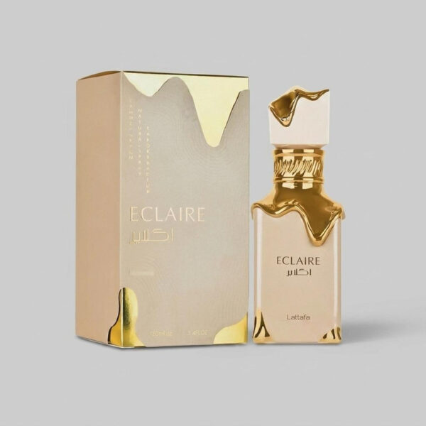 ادوپرفیوم زنانه لطافه مدل اکلایر eclaire با رایحه گرم حجم 100 میلی‌لیتر - Image 1
