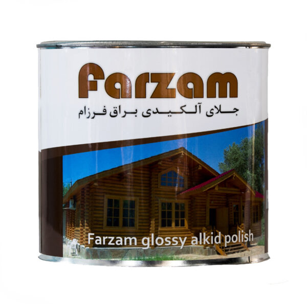 جلاء آلکیدی براق بی رنگ فرزام کد 320 حجم 3.500 لیتر - Image 1