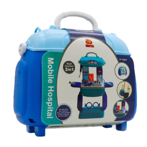 ست اسباب بازی تجهیزات پزشکی هوکیا مدل Mobile hospital - Image 1