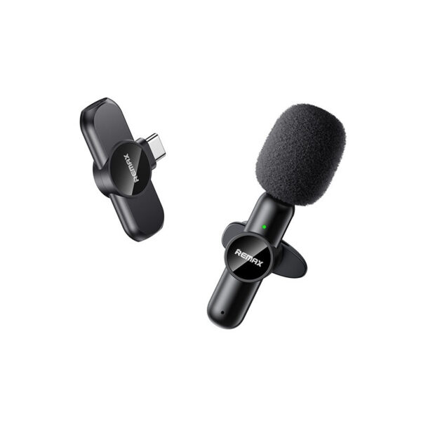 میکروفن یقه ای بیسیم ریمکس مدل K09-Type C - Image 1