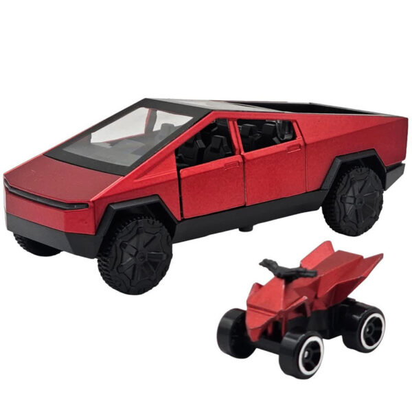 ماکت ماشین ناب سل مدل تسلا فلزی موزیکال چراغدار عقب کش کد Tesla Metal Musical Lighted car naab003 scale 1:48 - Image 1