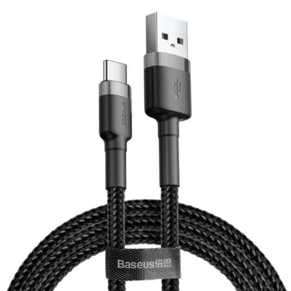 کابل تبدیل USB به USB-C باسئوس مدل CAFULE CATKLF-BG1 طول 1 متر - Image 1