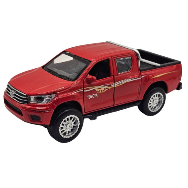 ماشین بازی ناب سل مدل تویوتا هایلوکس دو کابین فلزی چراغدار موزیکال کد Toyota Hilux Double Cab Metal with Lights& Musical - Image 1