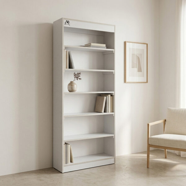 کتابخانه شش طبقه آریا میز مدل E80 - Image 1