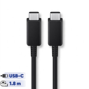 کابل تبدیل USB-C به USB-C سامسونگ مدل 1.8 متری - 5 آمپر
