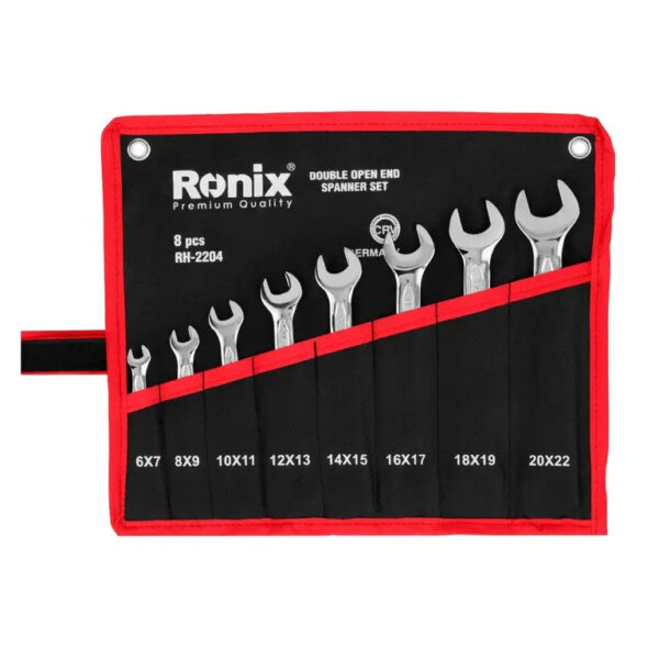 آچار دو سر تخت رونیکس مدل RH-2204 مجموعه 8 عددی - Image 1
