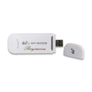 مودم سیم‌کارتی 4G قابل حمل رایمون مدل LTE-4G با اتصال USB و وای‌فای، پشتیبانی از 10 دستگاه و سرعت دانلود 150 مگابیت بر ثانیه