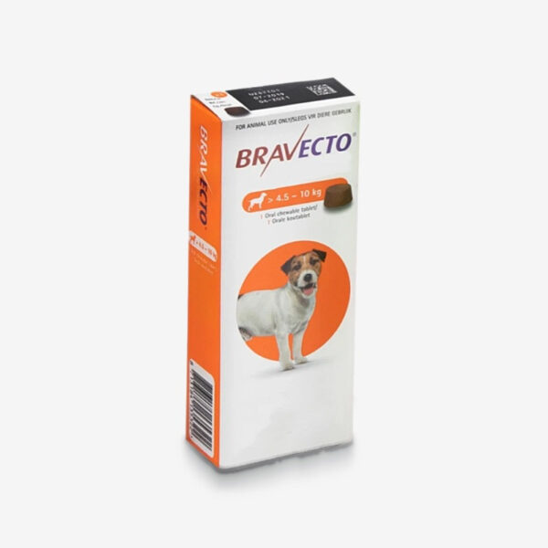 قرص ضدکک و کنه سگ‌ نژاد کوچک براوکتو مدل Flea And Tick Chew For Small Dogs وزن ۲۵۰ میلی گرم - Image 1