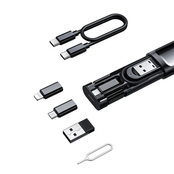 کابل تبدیل USB-C/USB به Lightning/USB-C/Micro USB مک‌ دودو مدل Box با طول 0.3 متر - Image 1