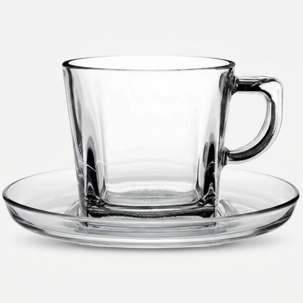 ست فنجان و نعلبکی پاشاباغچه مدل Carre 95307 بسته 6 عددی - Image 1