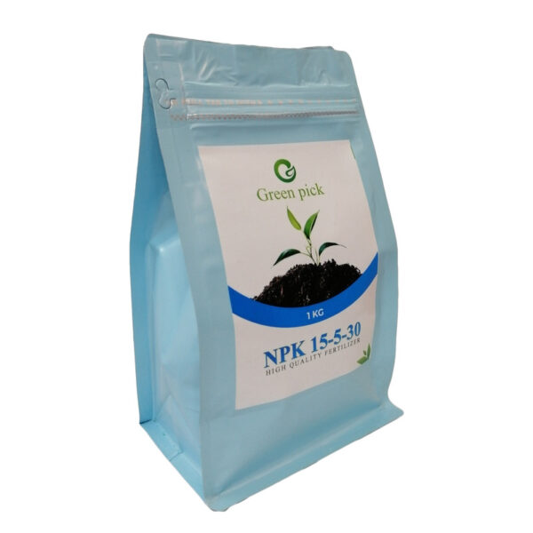 کود کامل زایشی و رویشی گرین پیک مدل NPK 15-05-30 وزن یک کیلوگرم - Image 1