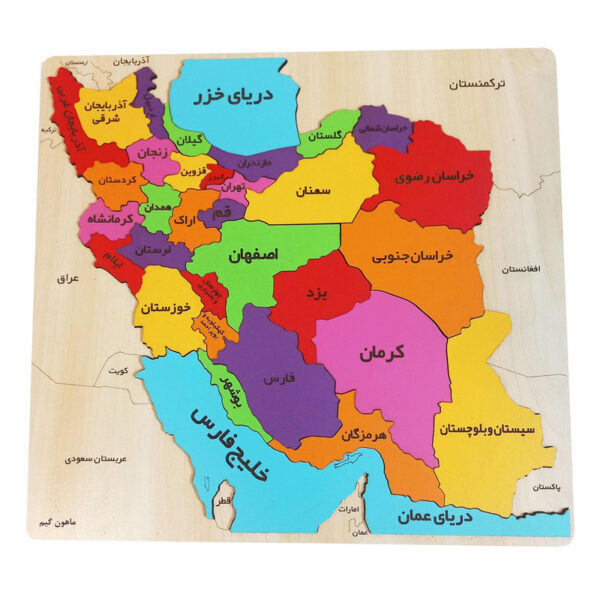 پازل آموزشی مدل نقشه ایران کد PM01 - Image 1