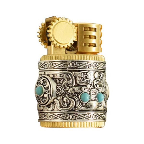 فندک چیف طرح silver and Turquoise - Image 1