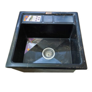 سینک ظرفشویی گرانیت توکار یک لگنه پارادایز مدل ITALY-451-BG