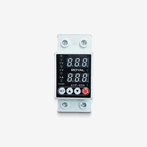 محافظ ولتاژ 63 آمپر رویال مدل 2P63A - Image 1