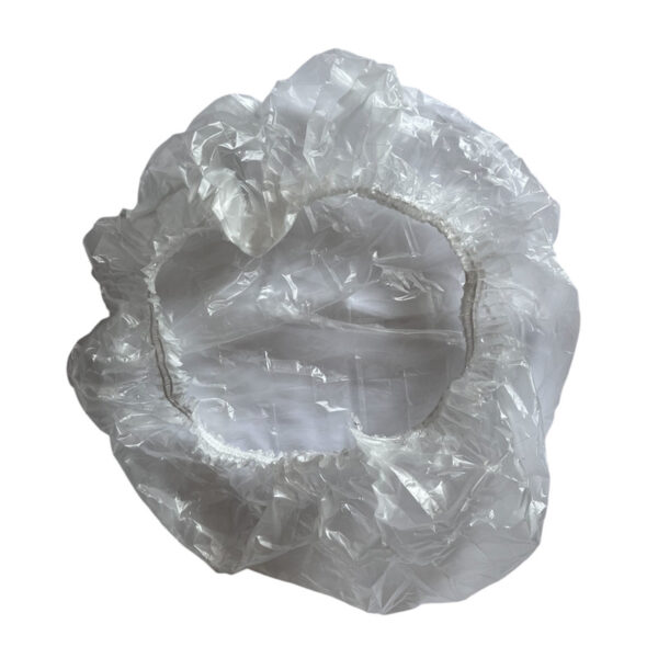 کلاه یکبار مصرف کد m1 پلاستیکی بسته ۱۰۰ عددی - Image 1