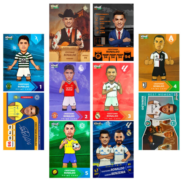 اسباب بازی شانسی کیمدی مدل رونالدو بسته 10 عددی - Image 1