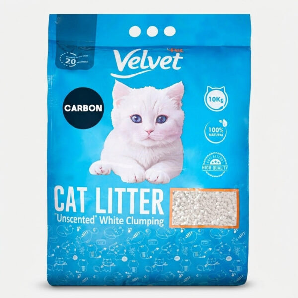 خاک بستر گربه مدل Carbon  وزن ۱۰ کیلوگرم - Image 1
