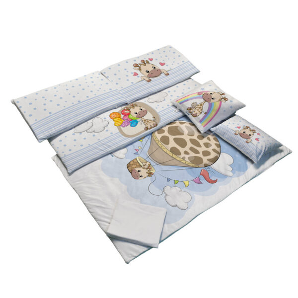 سرویس روتختی 7 تکه کودک مامزکیوتی مدل زرافه بالنی SK22 - Image 1