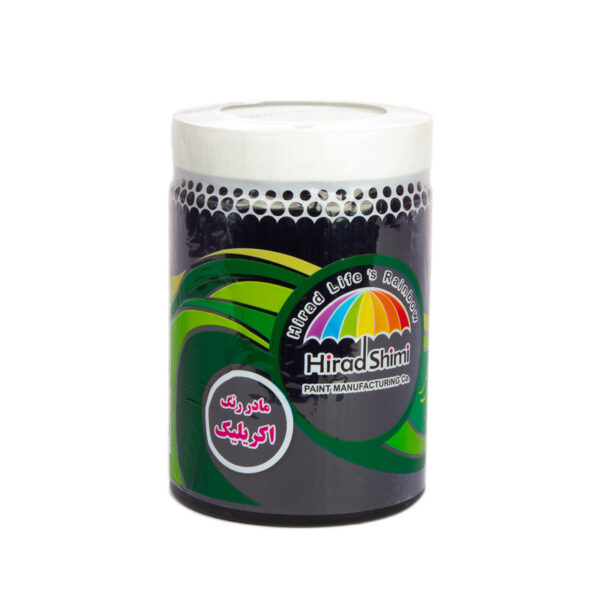 مادر رنگ اکرولیک مشکی هیراد شیمی کد DCO1600 وزن 800 گرم - Image 1