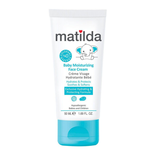 کرم مرطوب کننده صورت کودک ماتیلدا مدل Moisturizing حجم 50 میلی لیتر - Image 1