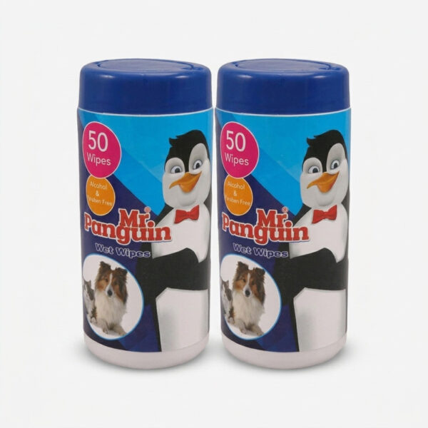 دستمال مرطوب سگ و گربه مدل Wet wipes بسته 2 عددی - Image 1