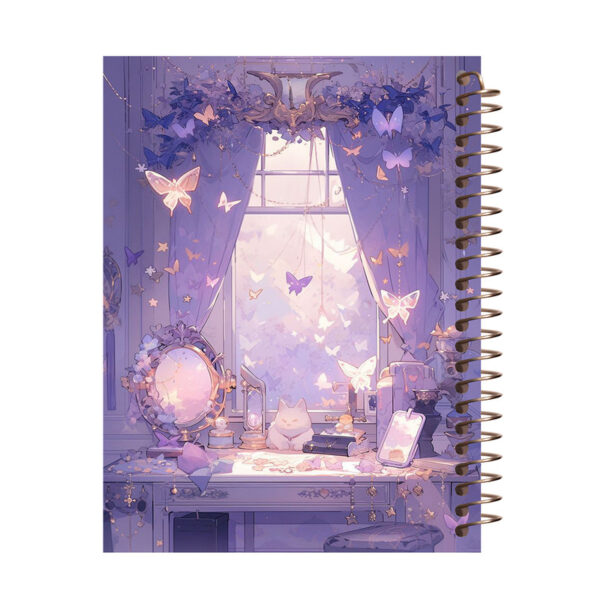 دفتر مشق 80 برگ طرح دخترانه مدل فانتزی کد J526 - Image 1