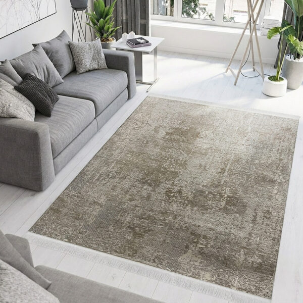 فرش ماشینی اولیا کد 9410 زمینه کرم - Image 1