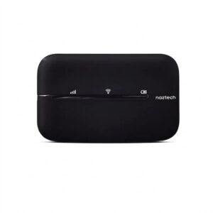 مودم 4G LTE قابل حمل نزتک مدل NZT-77CT با باتری 2100 میلی‌آمپر، پشتیبانی از 10 کاربر همزمان، آنتن داخلی، پورت USB Type-C و شیار سیم کارت میکرو