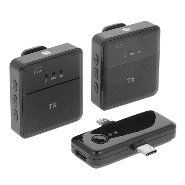 میکروفن یقه ای مدل SX31 dual 3in1 Multi-Function - Image 1