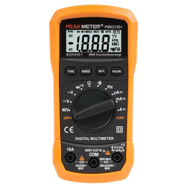 مولتی متر دیجیتال پیک متر مدل +PM8233D - Image 1