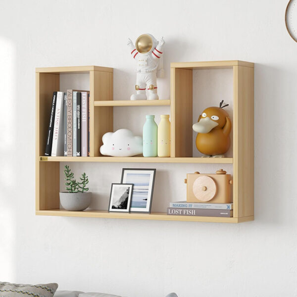 کتابخانه دیواری پنج طبقه چوبیکو مدل bookshelf720 - Image 1