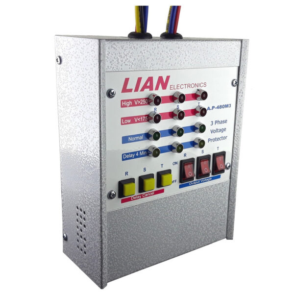 محافظ ولتاژ سه فاز لیان الکترونیک مدل A.P-480M3 - Image 1