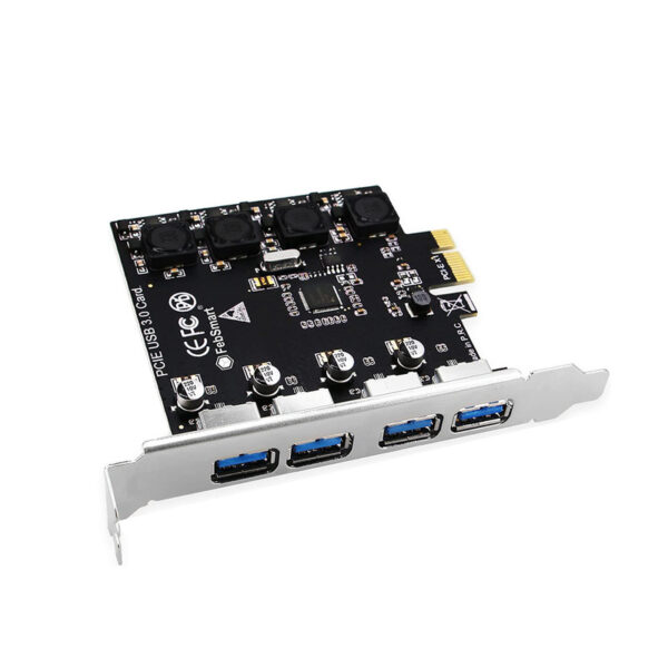 کارت 4 پورت USB 3.0 به pci-e مدل febsmart - Image 1