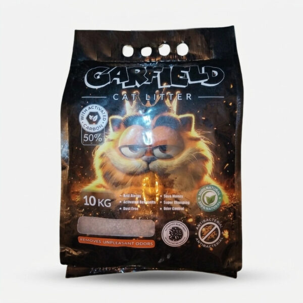 خاک گربه گارفیلد مدل کربن دار وزن 10 کیلوگرم - Image 1