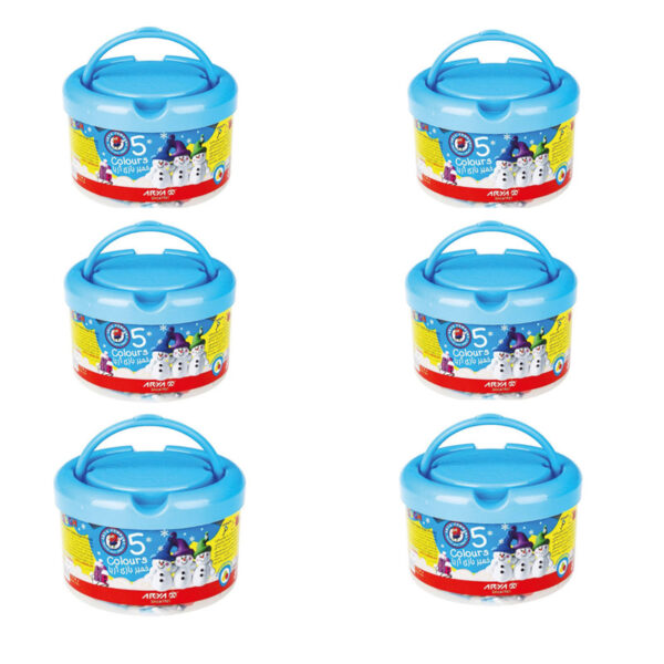 خمیر بازی آریا مدل MS7 بسته 6 عددی - Image 1